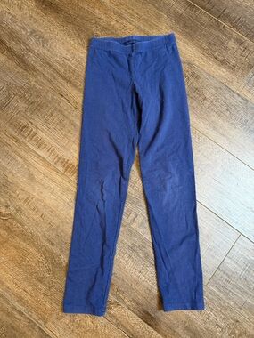 Old Navy Girls Navy Blue Leggings Size M 8 Stretch Basic Everyday Pants